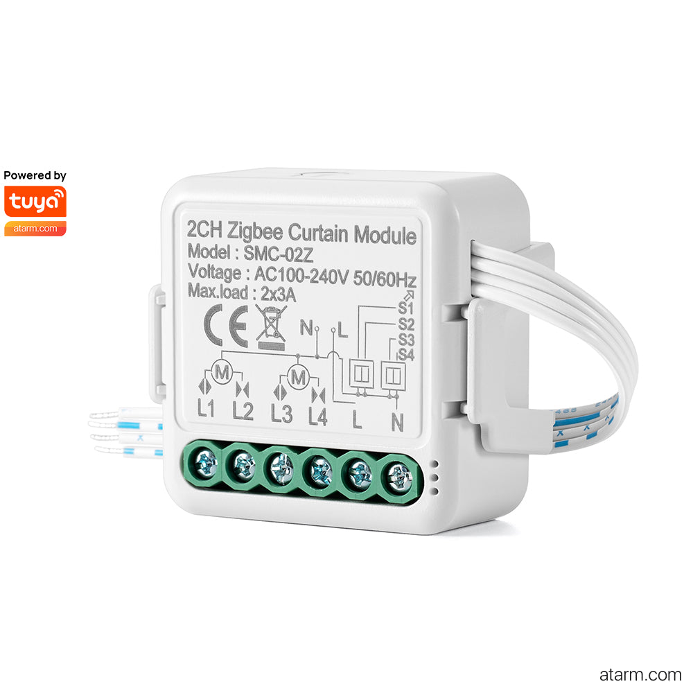 Module de rideau Zigbee 2 canaux SMC-02Z