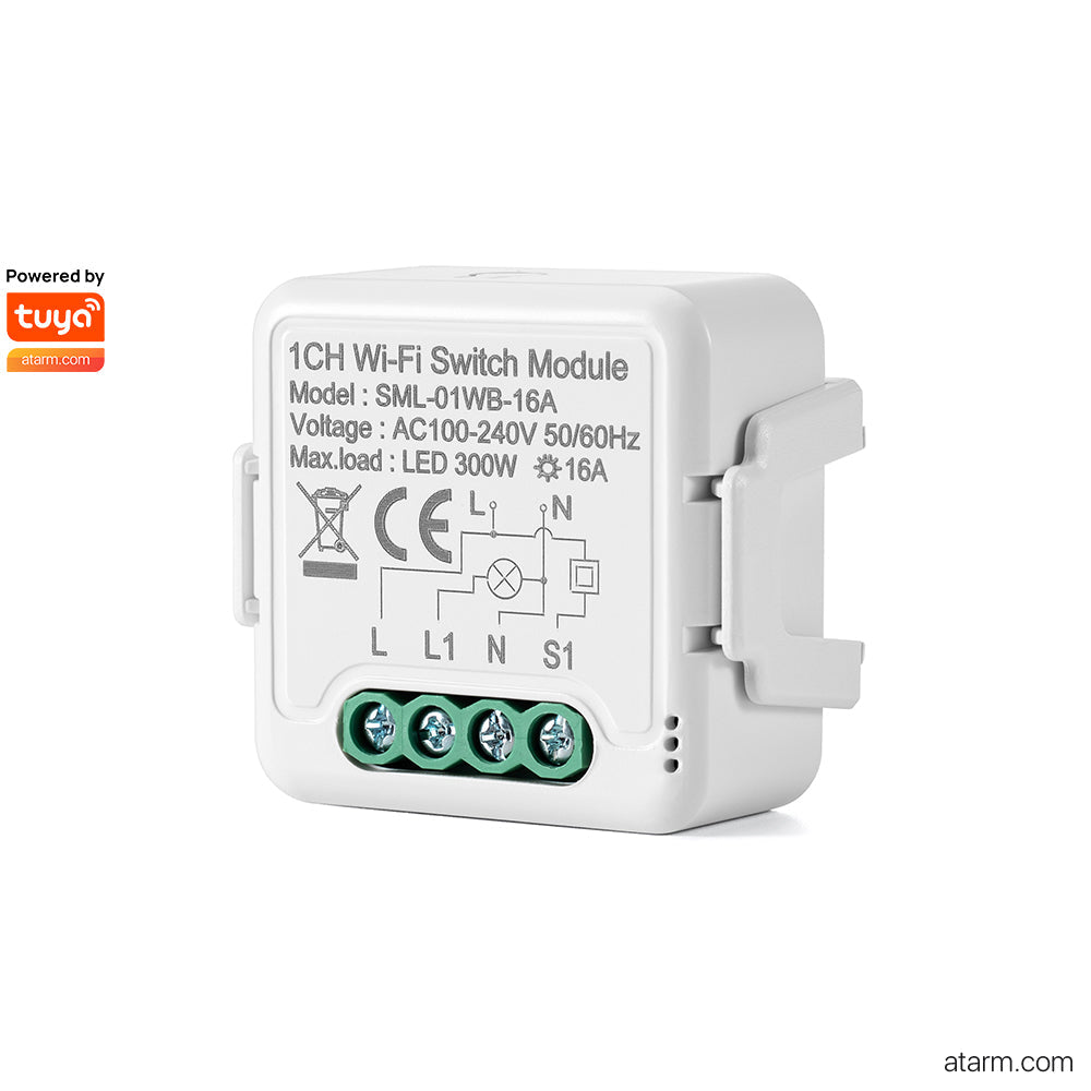 Module interrupteur Wi-Fi 1 canal 16 A SML-01WB-16A