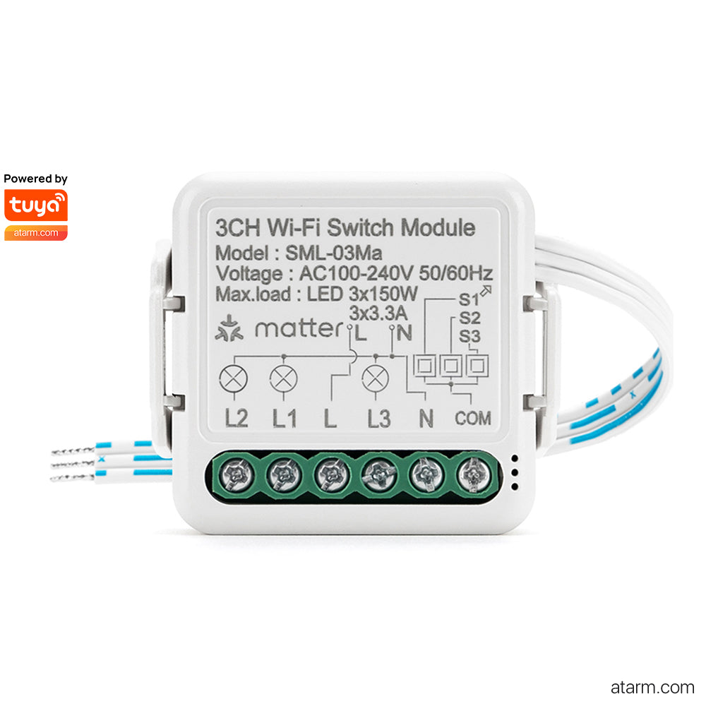 Module d'interrupteur Wi-Fi Matter SML-03Ma 3CH