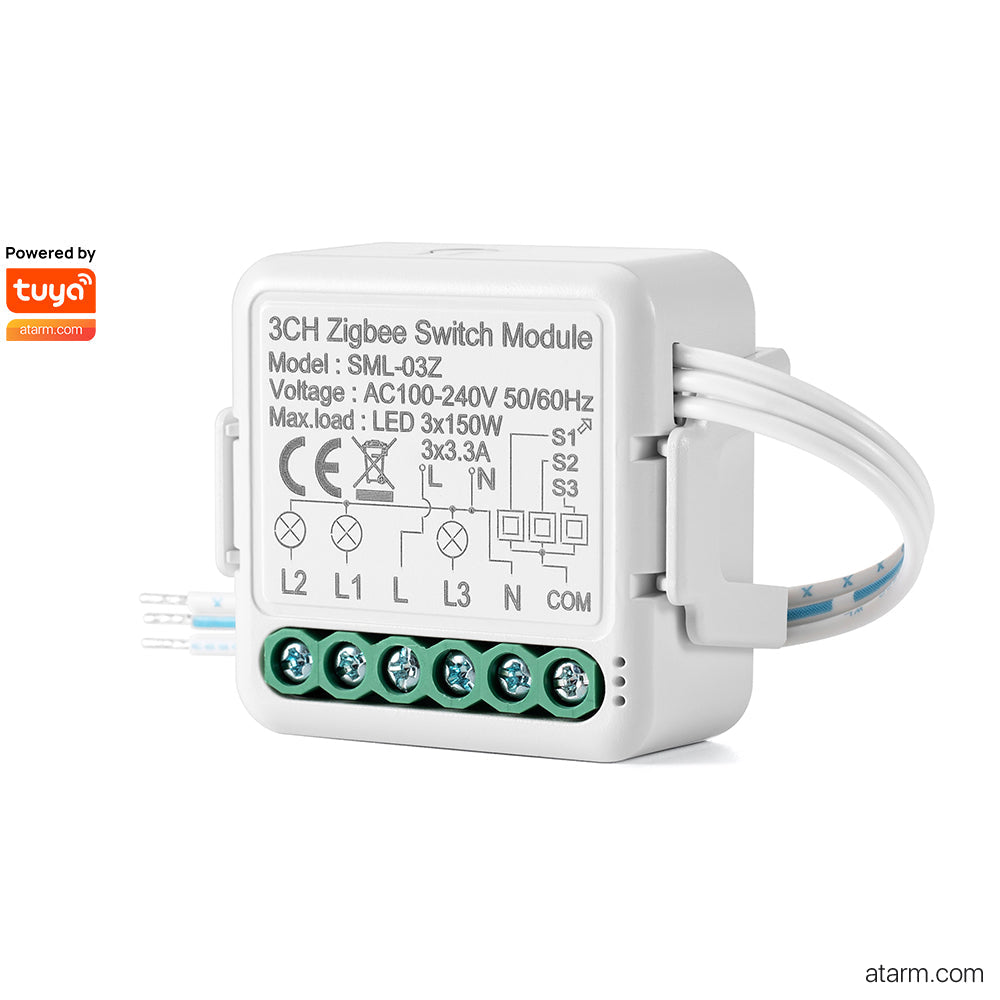Module d'interrupteur Zigbee 3 canaux SML-03Z